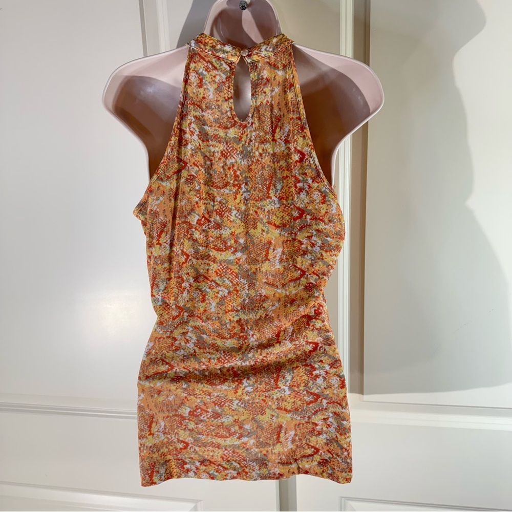 The Limited Multicolor Halter Ruffle Top Medium - Picture 2 of 8